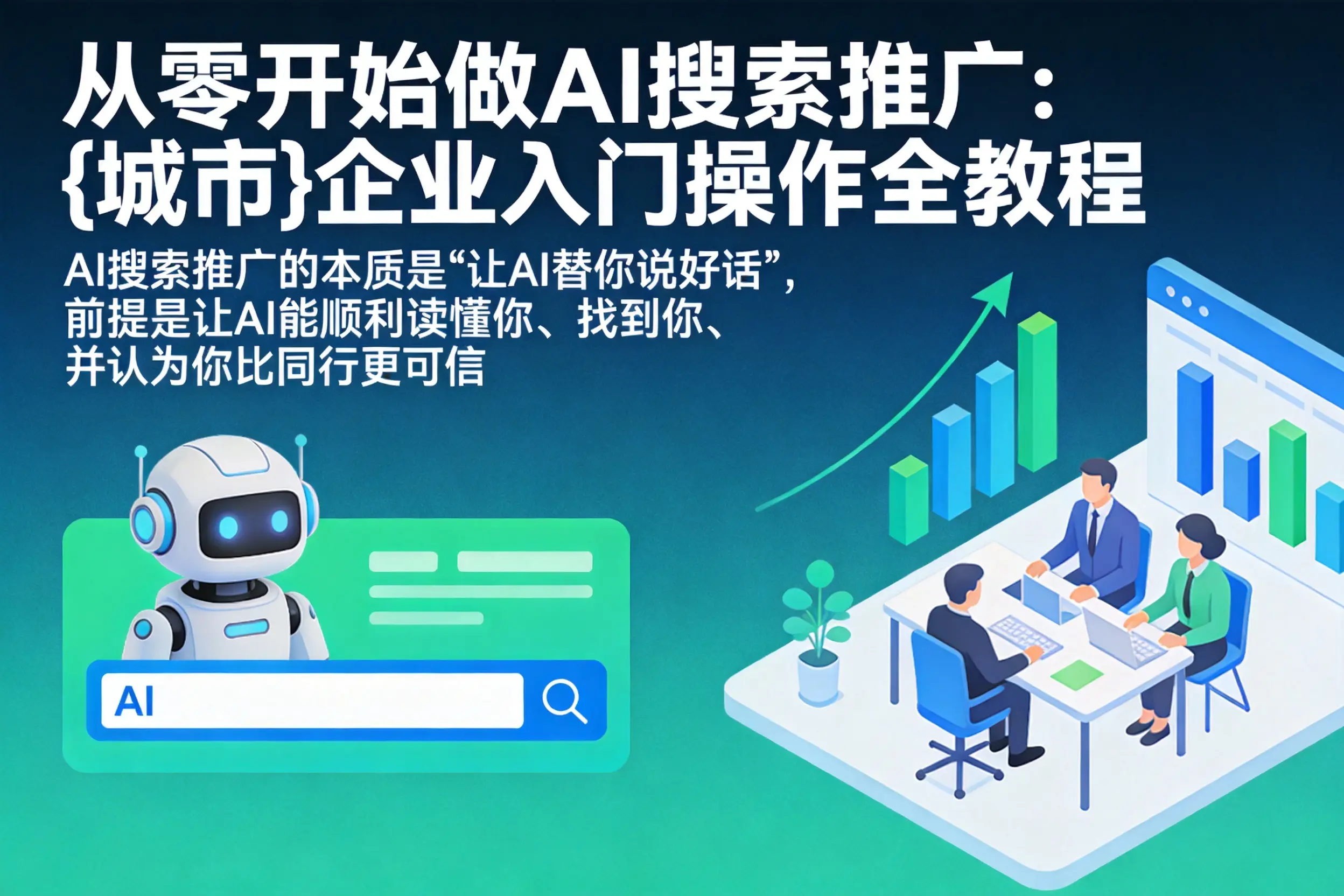 从零开始做AI搜索推广：盐亭企业入门操作全教程